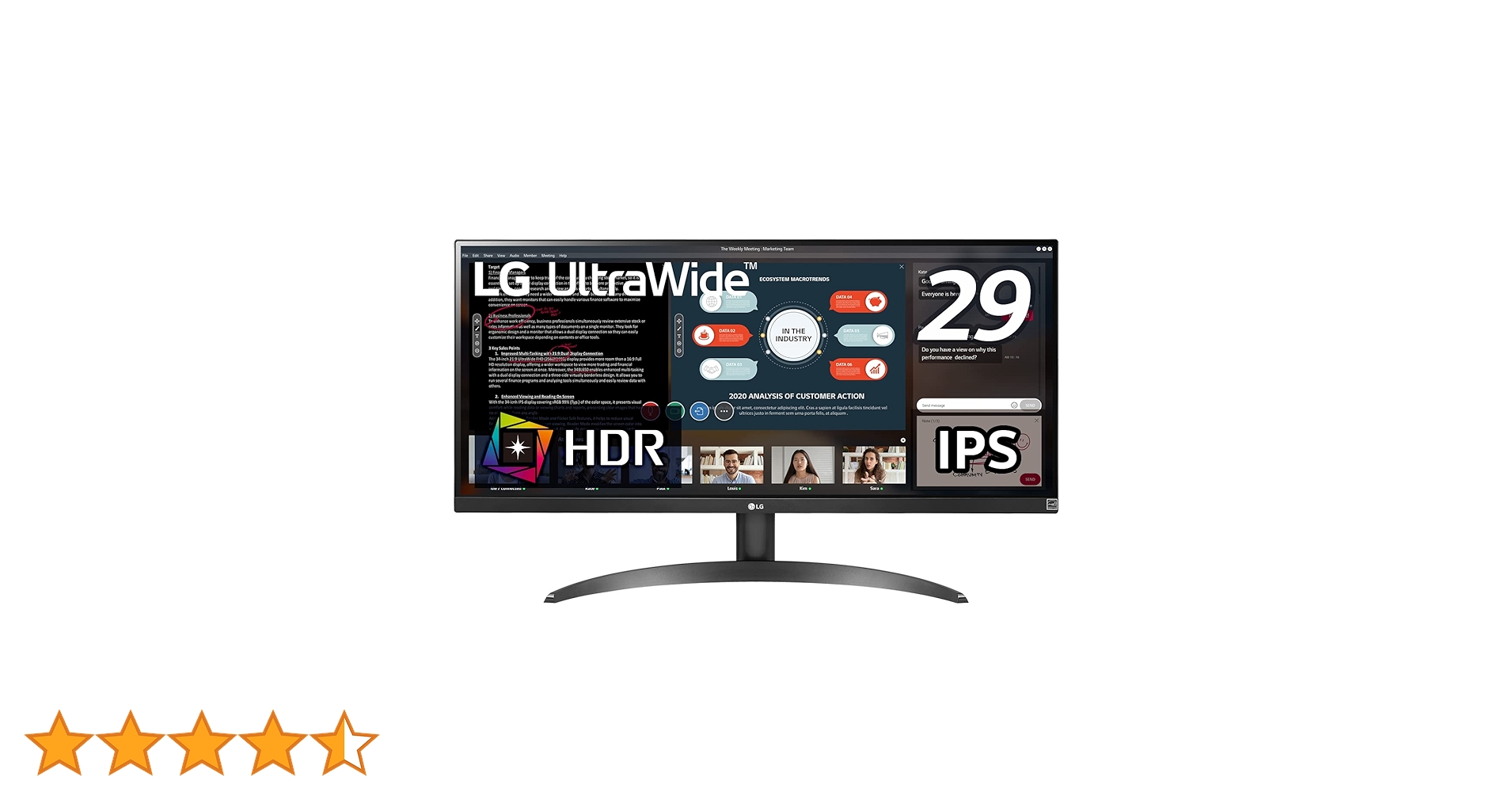 【ほぼ未使用】LG 29WP500-B ウルトラワイドモニター Amazon.co.jp: LG モニター ディスプレイ 29WP500-B 29インチ/21:9